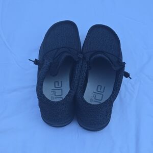 Hey Dude Black Moccasins